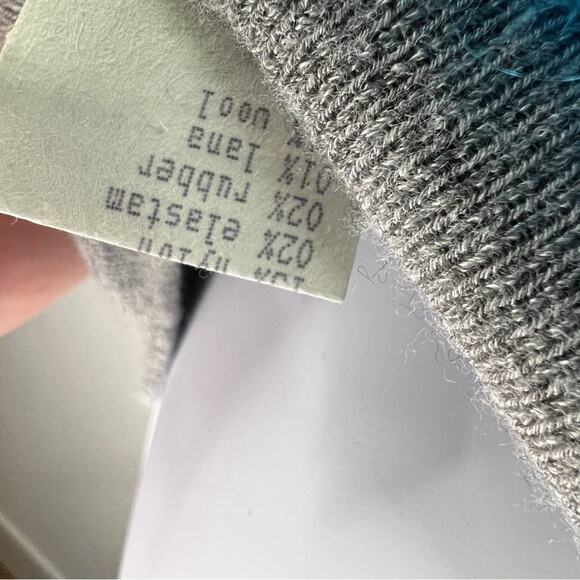 Alessandro Dell'Acqua Women's Mohair Turleneck Sweater Size 44 / US 10 Blue Grey - Picture 11 of 12